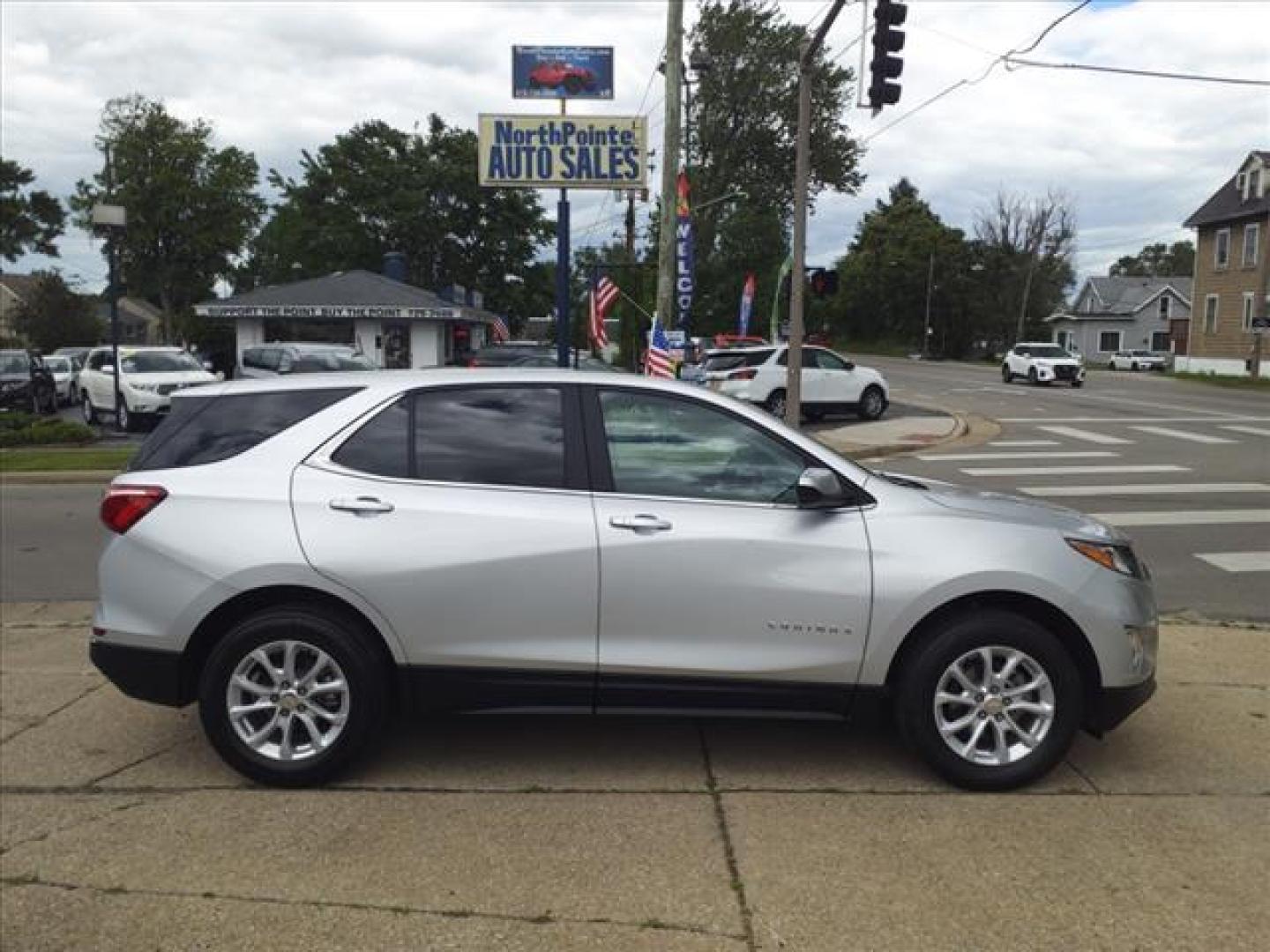 2021 Silver Ice Metallic Chevrolet Equinox AWD LT (3GNAXUEV3MS) with an 1.5L 1.5L Turbo I4 170hp 203ft. lbs. Direct Injection engine, 6-Speed Shiftable Automatic transmission, located at 5505 N. Summit St., Toledo, OH, 43611, (419) 729-2688, 41.654953, -83.530014 - Photo#0