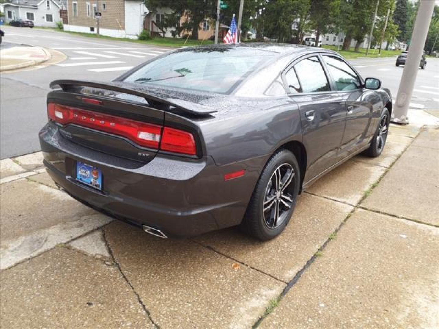 2014 Granite Crystal Metallic Clear Coat Dodge Charger AWD SXT Plus (2C3CDXJG0EH) with an 3.6L Pentastar 3.6L V6 292hp 260ft. lbs. Sequential Multiport Fuel Injection engine, 8-Speed Shiftable Automatic transmission, located at 5505 N. Summit St., Toledo, OH, 43611, (419) 729-2688, 41.654953, -83.530014 - Photo#26