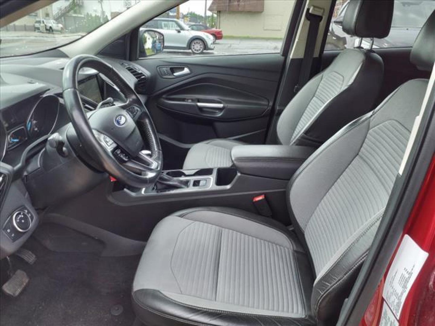 2017 Ruby Red Metallic Tinted Clearcoat Ford Escape SE (1FMCU0G95HU) with an 2.0L EcoBoost 2.0L Turbo I4 245hp 275ft. lbs. Direct Injection engine, 6-Speed Shiftable Automatic transmission, located at 5505 N. Summit St., Toledo, OH, 43611, (419) 729-2688, 41.654953, -83.530014 - Photo#1