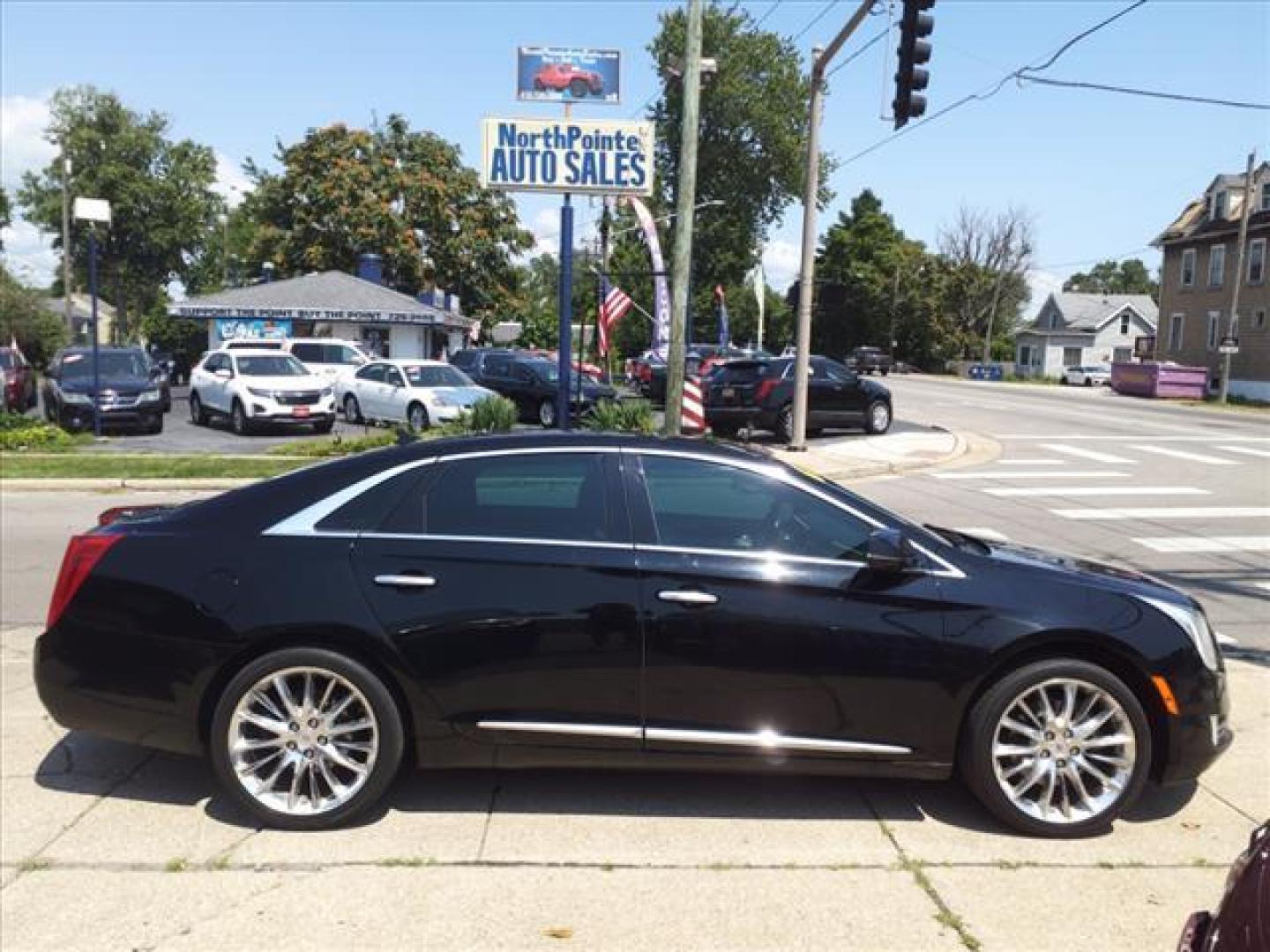 2013 Black Raven Cadillac XTS AWD Platinum Collection (2G61V5S31D9) with an 3.6L 3.6L V6 304hp 264ft. lbs. Direct Injection engine, 6-Speed Shiftable Automatic transmission, located at 5505 N. Summit St., Toledo, OH, 43611, (419) 729-2688, 41.654953, -83.530014 - Photo#0