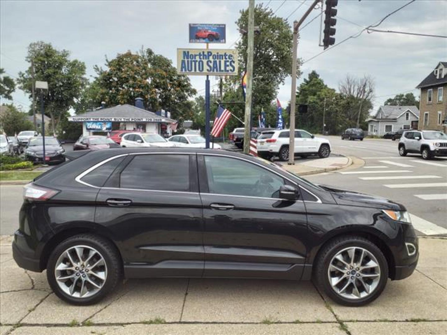 2015 Guard Ford Edge AWD Titanium (2FMPK4K87FB) with an 3.5L 3.5L V6 280hp 250ft. lbs. Sequential Multiport Fuel Injection engine, 6-Speed Shiftable Automatic transmission, located at 5505 N. Summit St., Toledo, OH, 43611, (419) 729-2688, 41.654953, -83.530014 - Photo#0