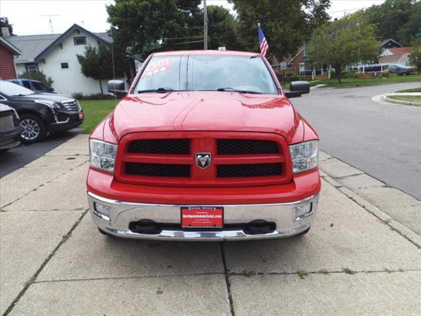 2012 Flame Red Clear Coat/Mineral Gray Metallic Clear C RAM 1500 4x4 Outdoorsman (1C6RD7LT9CS) with an 5.7L HEMI 5.7L V8 390hp 407ft. lbs. Sequential Multiport Fuel Injection engine, 6-Speed Automatic transmission, located at 5505 N. Summit St., Toledo, OH, 43611, (419) 729-2688, 41.654953, -83.530014 - Photo#16