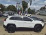 2018 Bright White Clear Coat Jeep Cherokee 4x4 Trailhawk (1C4PJMBX4JD) with an 3.2L 3.2L V6 271hp 239ft. lbs. Sequential Multiport Fuel Injection engine, 4WD 9-Speed Shiftable Automatic transmission, located at 5505 N. Summit St., Toledo, OH, 43611, (419) 729-2688, 41.654953, -83.530014 - Photo#0