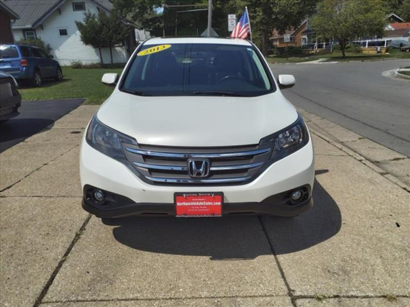 2013 White Diamond Pearl Honda CR-V AWD EX-L (2HKRM4H79DH) with an 2.4L 2.4L I4 185hp 163ft. lbs. Sequential Multiport Fuel Injection engine, 5-Speed Automatic transmission, located at 5505 N. Summit St., Toledo, OH, 43611, (419) 729-2688, 41.654953, -83.530014 - Photo#20