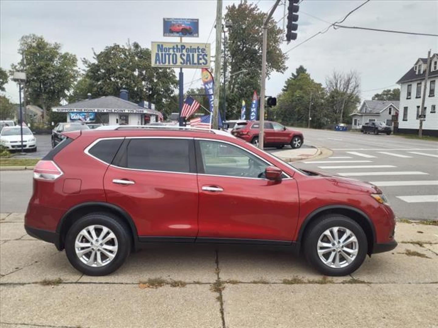 2014 Cayenne Red Nissan Rouge AWD SV (5N1AT2MM4EC) with an 2.5L 2.5L I4 170hp 175ft. lbs. Sequential Multiport Fuel Injection engine, CVT transmission, located at 5505 N. Summit St., Toledo, OH, 43611, (419) 729-2688, 41.654953, -83.530014 - Photo#0