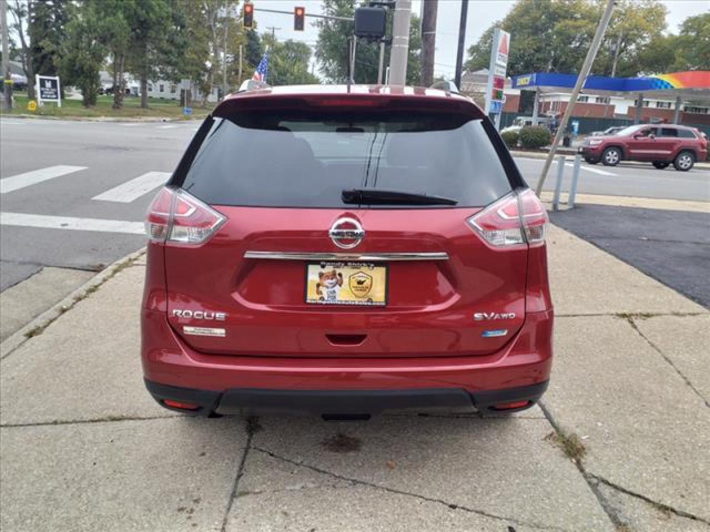 2014 Cayenne Red Nissan Rouge AWD SV (5N1AT2MM4EC) with an 2.5L 2.5L I4 170hp 175ft. lbs. Sequential Multiport Fuel Injection engine, CVT transmission, located at 5505 N. Summit St., Toledo, OH, 43611, (419) 729-2688, 41.654953, -83.530014 - Photo#24