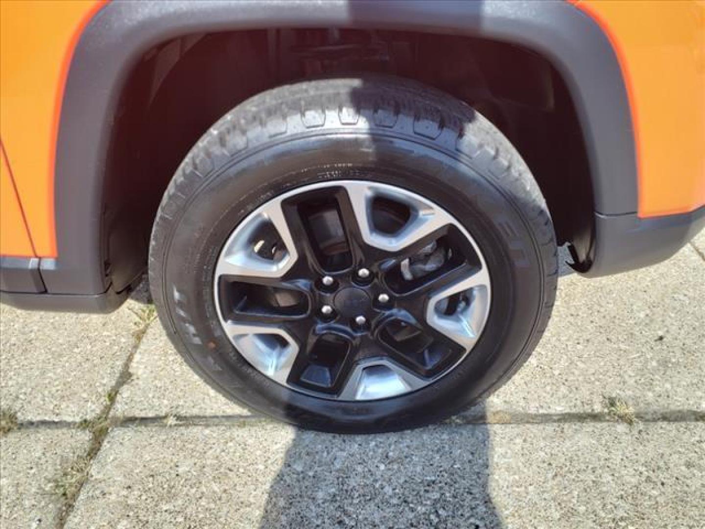 2018 Spitfire Orange Clear Coat Jeep Compass 4x4 Trailhawk (3C4NJDDB4JT) with an 2.4L Tigershark 2.4L I4 180hp 175ft. lbs. Sequential Multiport Fuel Injection engine, 9-Speed Shiftable Automatic transmission, located at 5505 N. Summit St., Toledo, OH, 43611, (419) 729-2688, 41.654953, -83.530014 - Photo#26