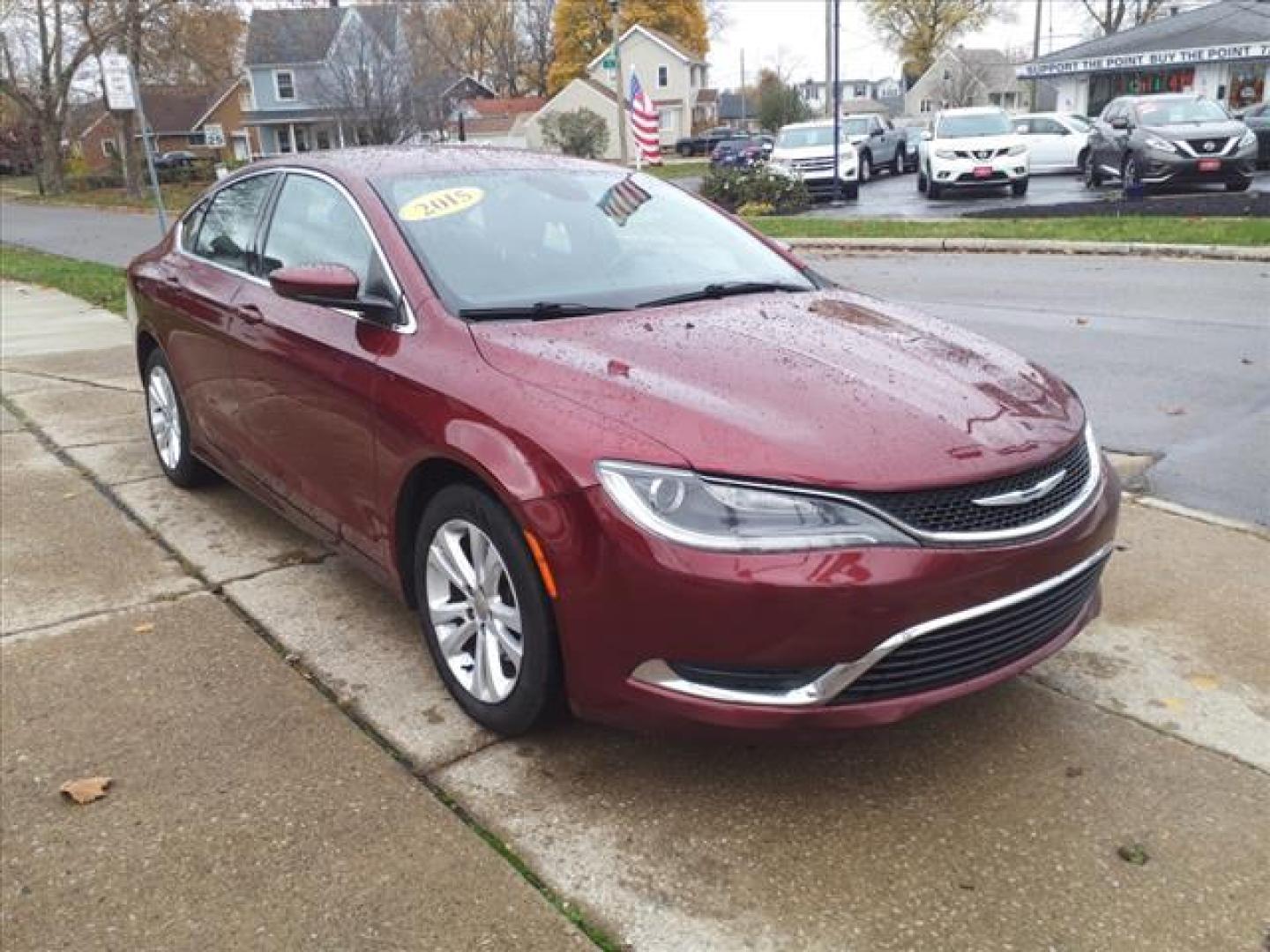 2015 Velvet Red Pearl Coat Prv Chrysler 200 Limited (1C3CCCAB3FN) with an 2.4L 2.4L I4 184hp 173ft. lbs. Sequential Multiport Fuel Injection engine, 9-Speed Shiftable Automatic transmission, located at 5505 N. Summit St., Toledo, OH, 43611, (419) 729-2688, 41.654953, -83.530014 - Photo#16