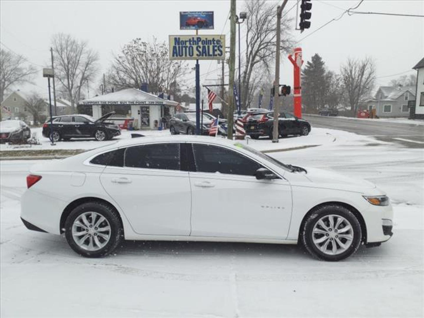 2022 Summit White Gaz Chevrolet Malibu LS (1G1ZB5ST2NF) with an 1.5L Ecotec 1.5L Turbo I4 160hp 184ft. lbs. Direct Injection engine, CVT transmission, located at 5505 N. Summit St., Toledo, OH, 43611, (419) 729-2688, 41.654953, -83.530014 - Photo#0