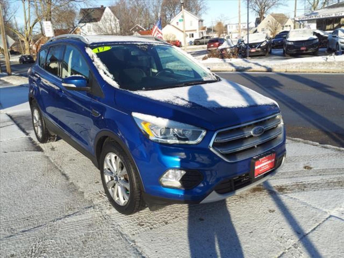 2017 Lightning Blue N6 Ford Escape Titanium (1FMCU0JDXHU) with an 1.5L EcoBoost 1.5L Turbo I4 179hp 177ft. lbs. Direct Injection engine, 6-Speed Shiftable Automatic transmission, located at 5505 N. Summit St., Toledo, OH, 43611, (419) 729-2688, 41.654953, -83.530014 - Photo#18