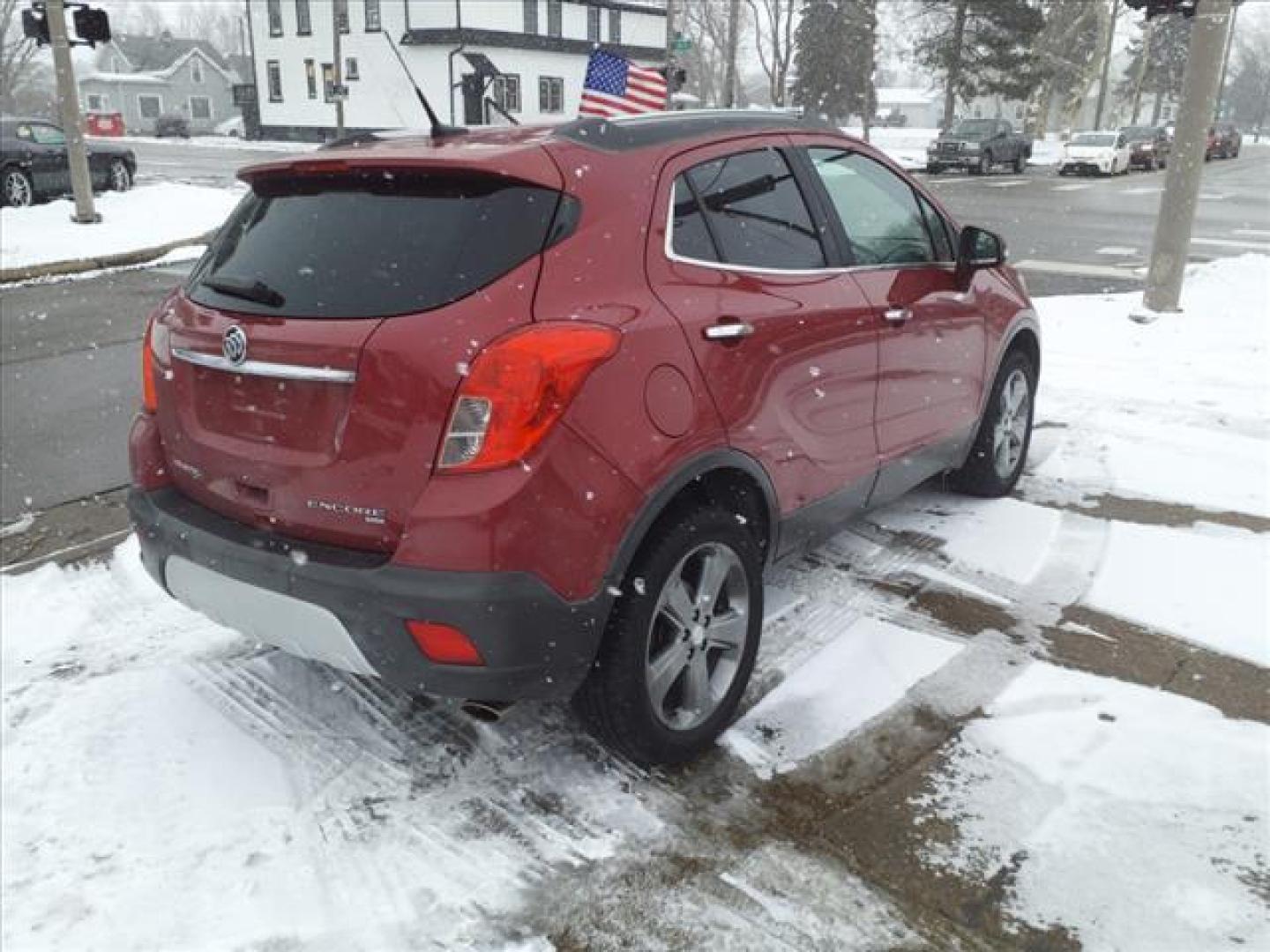 2014 Ruby Red Metallic Gcs Buick Encore AWD Base (KL4CJESB3EB) with an 1.4L Ecotec 1.4L Turbo I4 138hp 148ft. lbs. Sequential Multiport Fuel Injection engine, 6-Speed Shiftable Automatic transmission, located at 5505 N. Summit St., Toledo, OH, 43611, (419) 729-2688, 41.654953, -83.530014 - Photo#23