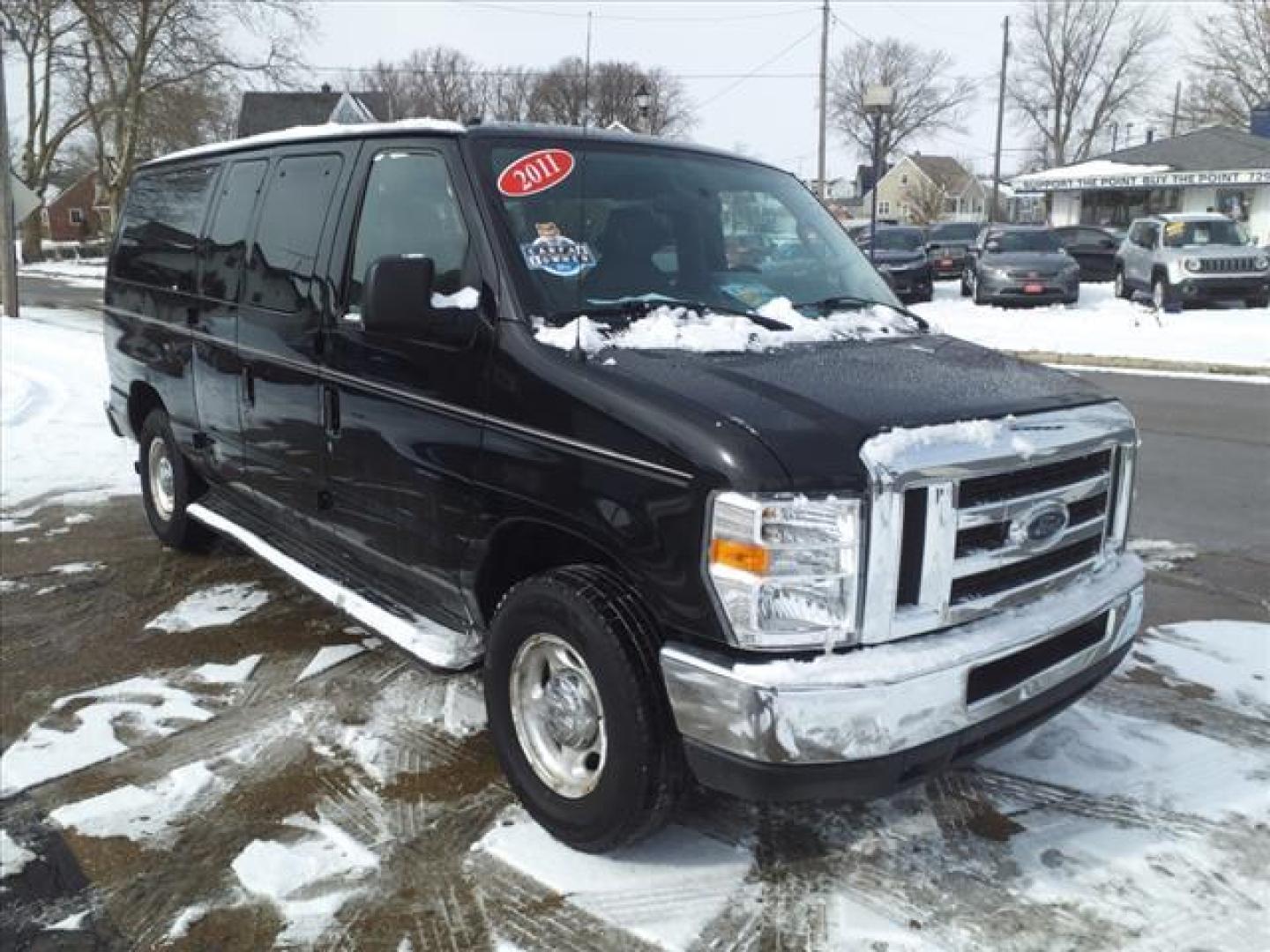 2011 Black Ua Ford E-Series E-150 XLT (1FMNE1BL0BD) with an 5.4L Triton 5.4L Flex Fuel V8 255hp 350ft. lbs. Sequential Multiport Fuel Injection engine, 4-Speed Automatic transmission, located at 5505 N. Summit St., Toledo, OH, 43611, (419) 729-2688, 41.654953, -83.530014 - Photo#16