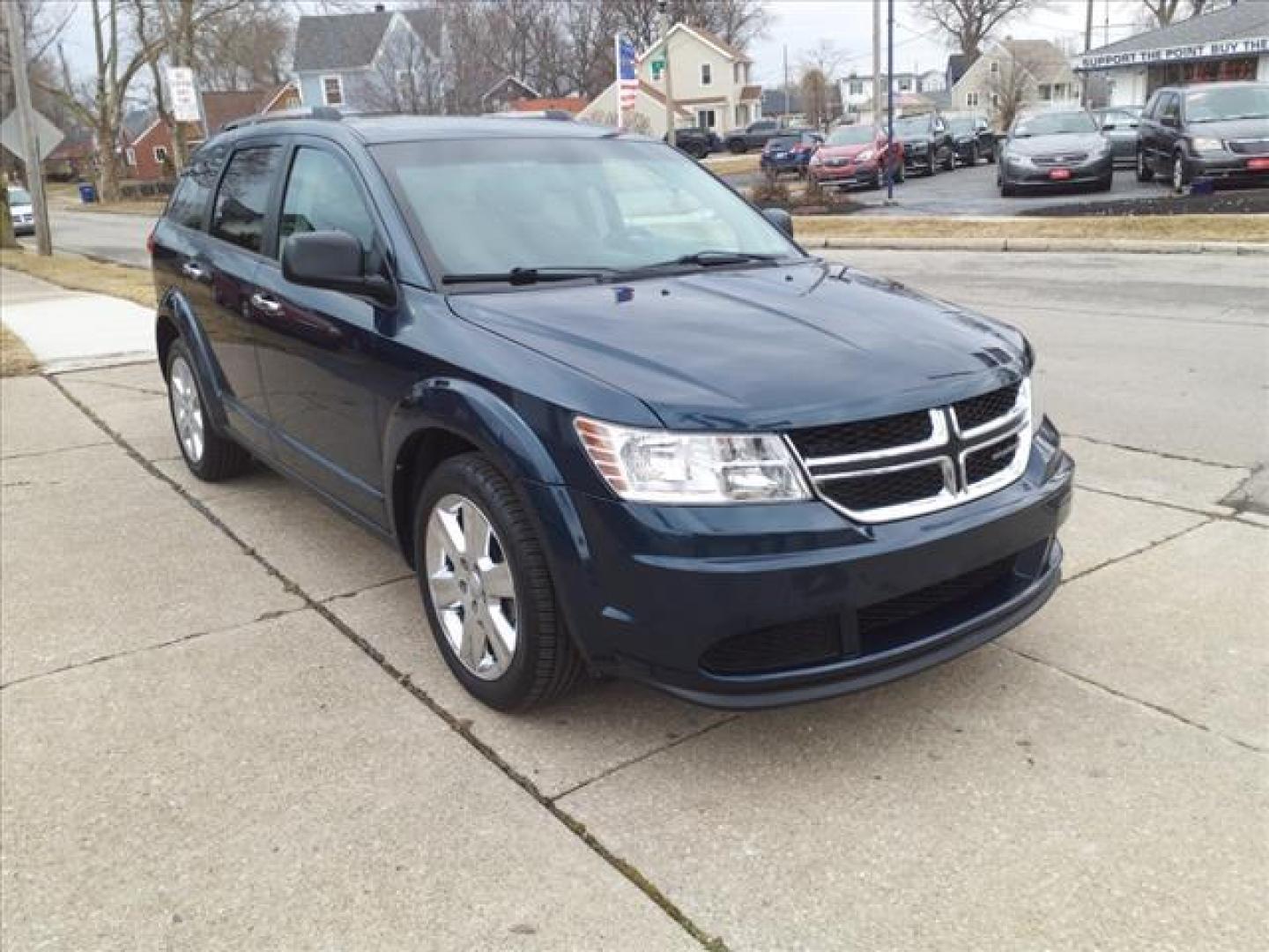 2014 Fathom Blue Pearl Coat Pps Dodge Journey SE (3C4PDCAB4ET) with an 2.4L 2.4L I4 173hp 166ft. lbs. Sequential Multiport Fuel Injection engine, 4-Speed Shiftable Automatic transmission, located at 5505 N. Summit St., Toledo, OH, 43611, (419) 729-2688, 41.654953, -83.530014 - Photo#16