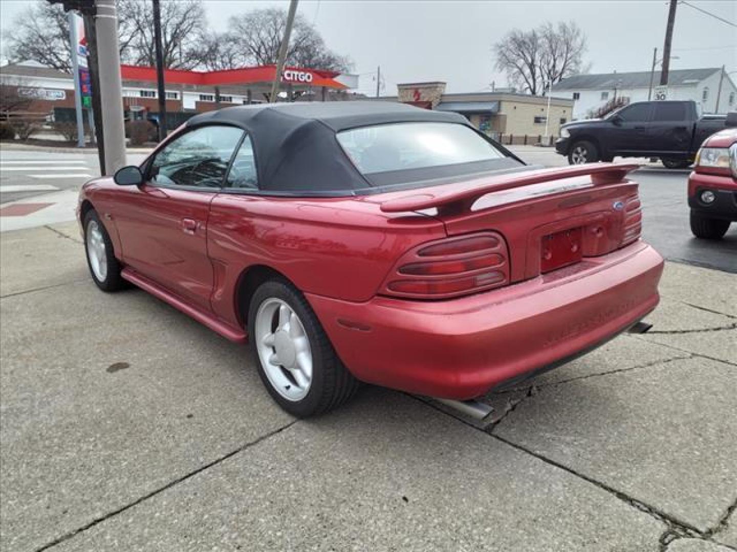 1995 Ultra Red 000 Ford Mustang GT (1FALP45T5SF) with an 5.0L 5.0L NA V8 overhead valves (OHV) 16V Fuel Injected engine, 5-Speed Manual transmission, located at 5505 N. Summit St., Toledo, OH, 43611, (419) 729-2688, 41.654953, -83.530014 - Photo#20