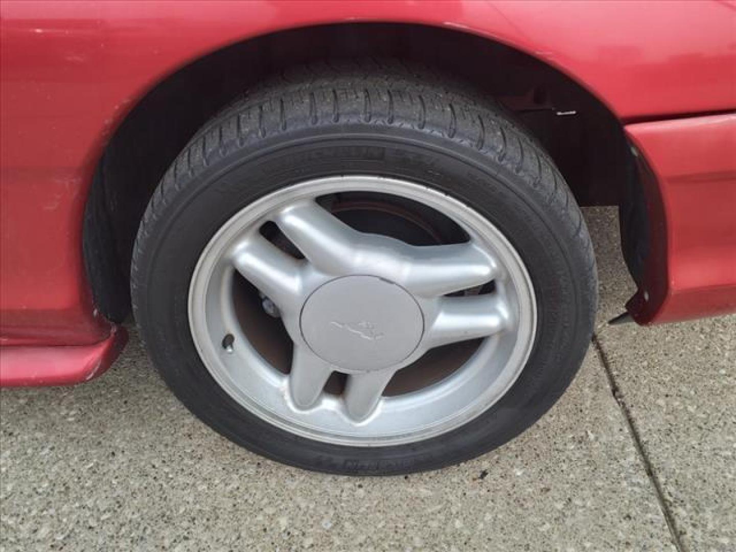 1995 Ultra Red 000 Ford Mustang GT (1FALP45T5SF) with an 5.0L 5.0L NA V8 overhead valves (OHV) 16V Fuel Injected engine, 5-Speed Manual transmission, located at 5505 N. Summit St., Toledo, OH, 43611, (419) 729-2688, 41.654953, -83.530014 - Photo#25